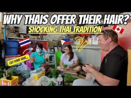 We Cut Our Hair For Good Fortune During a Festival in Thailand Learning Traditions from the Locals