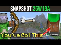 Common Cape, New Fog Aesthetic & Projectile Changes | Snapshot 25W19A