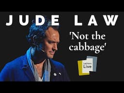 Jude Law reads a letter demanding money from The Ritz hotel
