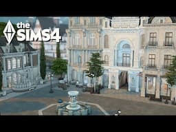 Jewelry Store, Restaurant & Apartment Build in Windenburg | The Sims Speed build