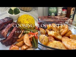 Cooking vlog part 10| Savoury Rice with homemade ribs and sides #southafricanyoutuber #fyp