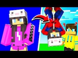 MINHA AMIGA VIROU A MULHER-ARANHA NO MINECRAFT!