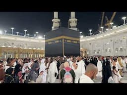 In the Mataf with the Kaaba and thousands of Prayers