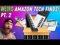 Weird & Interesting Amazon Tech Finds! - Pt. 2 - Games, Music, Ice Cream, & More!