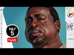 How to add light to your portrait 💡 - Daily 5 Challenge LIVE