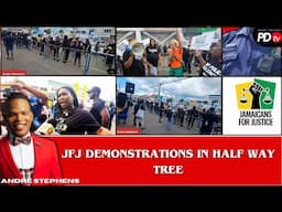 Jamaicans for Justice Protest Calling for JCF to Wear Body Camera