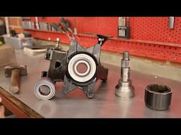 Tips and tricks -  Wheel bearing replacement - here on a formula ford .