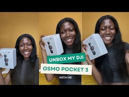 Let’s unbox my DJI osmo pocket 3🥳