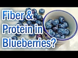 Do Blueberries Have Fiber and Protein? Are Blueberries High in Fiber? How Much Protein in Blueberry?
