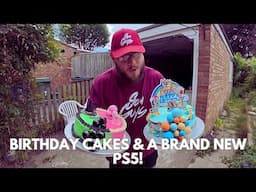 BIRTHDAY CAKES & A BRAND NEW PS5! (BACK IN THE BUILDING VLOG)
