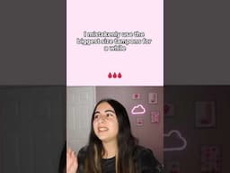 S on tampon boxes doesn’t mean SMALL?! 😭 (period horror stories)
