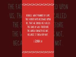 1 John 3:1 ✝️ Bible Verse of the Day