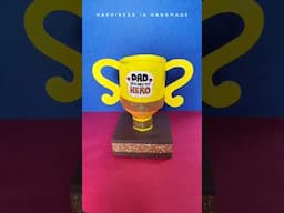 DIY Father's Day Craft || Father's Day Paper Trophy || #fathersday #fathersdaycraft #papertrophy