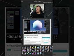 Organize Your Blender Scenes with Modular Workspaces 📦 #blender #addon