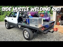 WELDING RIG TOUR - ULTIMATE SIDE HUSTLE WELDING RIG - SHORTBED CUMMINS
