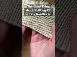 Knitting with tiny 2mm needles makes normal needles feel supersize! #wip #cotton #knitter #metime