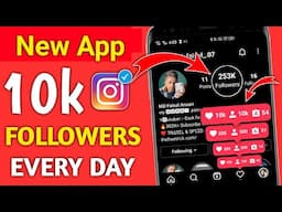 Instagram Followers App 2025🔥Instagram Followers Kaise Badhaye |Instagram Par Follower Kaise Badhaye