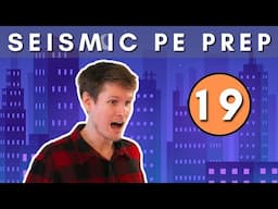 PE Seismic Example Problem - 19 #structuralengineering #civilengineering #engineering