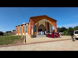 President Museveni commissioning All saints Church of Uganda at Sembabule