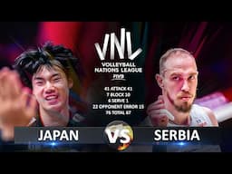 Japan vs Serbia | Men's VNL 2025