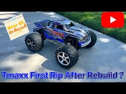 Traxxas Tmaxx Is worn out ? Needed a service bad ! Service first rip? Any issues