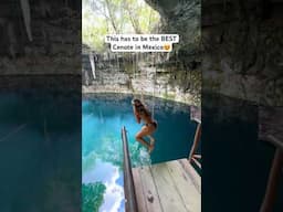 Don’t miss this cenote if you’re heading to Mexico😍 #cenotes #mexico #travelcouple