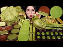ASMR MUKBANG｜신상 말차 파티!💚 티코말차 말차빈츠 빼빼로 아몬드초코볼 그린티 디저트 먹방 GREEN TEA MATCHA CHOCOLATE ICE CREAM DESSERT