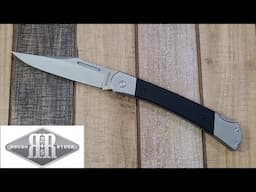 Let's Talk Rough Ryder Knives Vol 59 l RR2707 Lockback Black G-10
