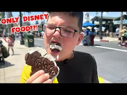 We Ate ONLY Disney World Food for 24 HOURS... And This Happened