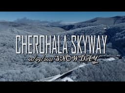 SNOWDAY!!! Top of #CherohalaSkyway a #djiMini2 perspective