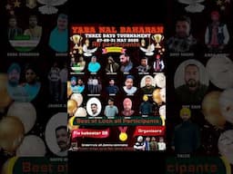 YARA NAL BAHARAN 2025                          3 Day TOURNAMENT