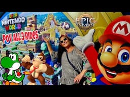 Epic Universe  Super Nintendo World Just Opened… and You’re Missing It.  Full Ride POVs + Tour