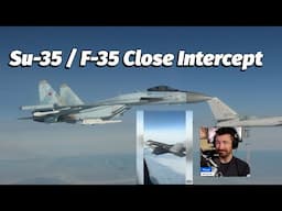 Russians Flying Too Close Again? Su-35 vs F-35 Intercept