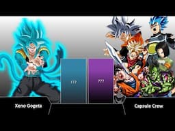 Xeno Gogeta Vs Capsule Crew Power Level