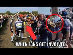 The WORST Cycling Fan Moments in History? | Mathieu van der Poel, Vingegaard and Pogacar