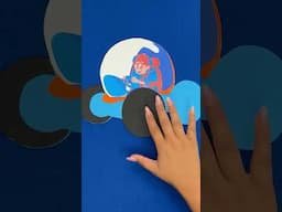 🚘 Como Fazer um Blippimobile de Papel! 🚘 #shorts #blippi #educação