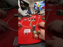 Playing the BIG SLICK in poker ... #poker #pokerhand