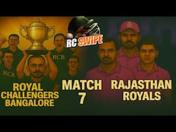 I am back Match 7 - RCB v RR -Bengaluru 🆚 Rajasthan | Real Cricket Swipe RCPL Auction Gameplay