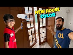 New house mein color aur darwazon ka kaam hogaya Alhamdulillah 😍