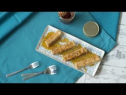 Queijo feta frito com gergelim