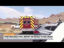 NTSB releases final report on deadly plane crash east of Phoenix