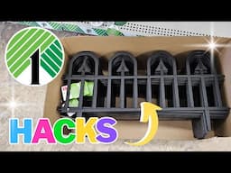 RUN! 🤯 Grab Dollar Tree Garden Fences For These DIY Crafts