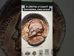 $7,500 Pair Of Error Coins? 1980-P Jefferson Nickels MATED Together! #jeffersonnickels #errorcoins