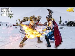 GTA 5 - Thor VS Kratos | Epic God Battle!