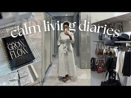 calm living diaries | gift shopping, cooking, fridge update, chores, showers of blessings✨