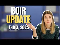 BOIR Update as of February 3, 2025 - SUPERSEDED