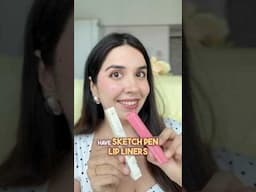 Mrucha Beauty vs Diam Beauty 💄Battle of Lip Markers 💋 Honest Review! | Heli Ved #lipstain #shorts