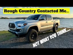 Rough Country Contacted Me About My 3.5 Inch Lift Kit With Vertex Shocks On My Tacoma…