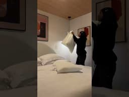 Making The Bed For The New Airbnb