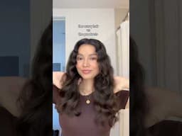 the wavy hair vs the products used